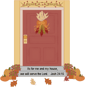 Click the door to visit Annie's Thanksgiving Decoration Ideas Page