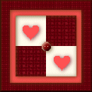 This is one of the Blank Valentine Quilt Squares the Caleb's Country Creations Offers!