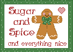 Click the Gingerbread Man to visit my Annie's Gingerbread Page
