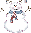 This American Snowman Adopted from Holly's House Graphics!