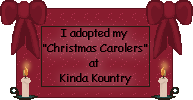 I adopted my Christmas Carolers from Kinda Kountry!