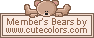 Monthly Bear from Cute Colors Graphics!